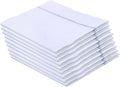 Superio Squeegee Mopping Towel Floor Cloth White Cloth for Cuban Style Mop, Israeli Sponga, Kitchen, Bathroom Cleaning, Tile, Stone, Wood, Floor Washing, Drying Towel -18"x24", 9 Pack