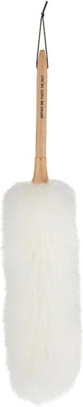 Santa Barbara Design Studio Lambswool Duster with Bamboo Comfort Handle and Leather Hanging Loop, 24" Long, Fights The Dust
