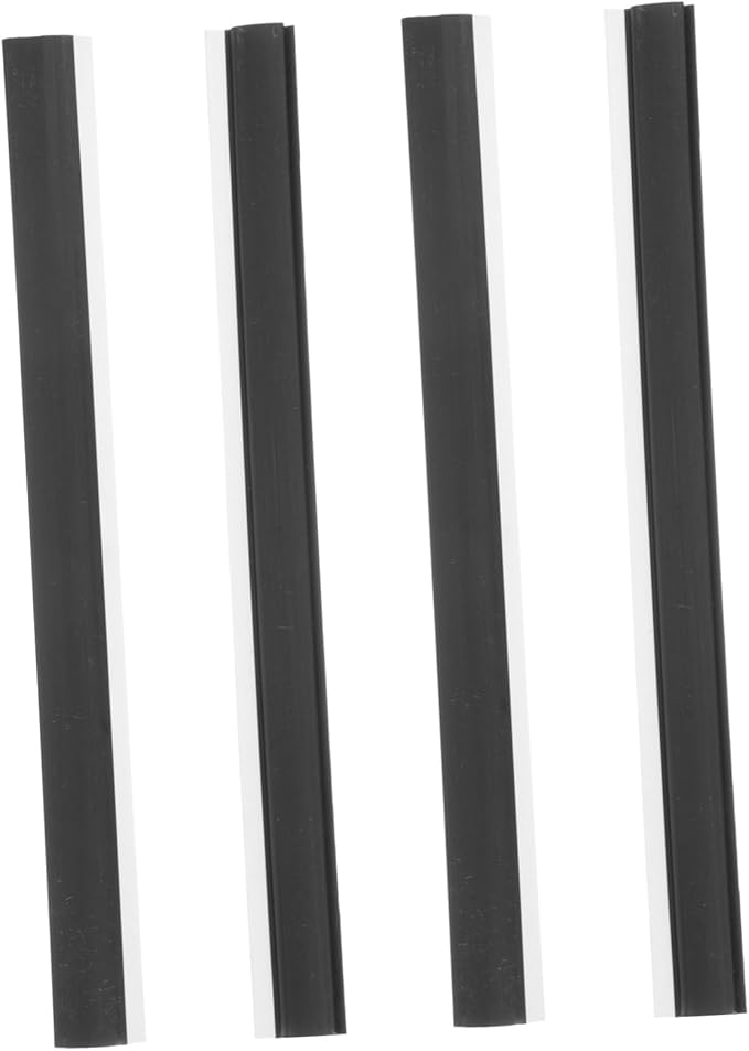 GALPADA 12pcs Dust Pan Edge Strip Replacement Rubber Lip for Crumb Sweeper Broom for Pet Hair Rubber Edge Trim