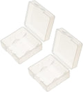 Heyiarbeit 2Pcs 18350 Battery Case Battery Storage Box Organizer Battery Storage Case Holder for 18350, Transparent