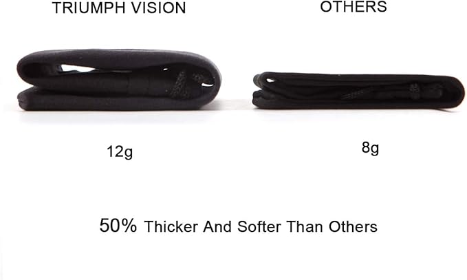 TRIUMPH VISION Soft Eyeglass Pouch 3 Pack - Pouch for glasses Microfiber Screen Cleaning Bag