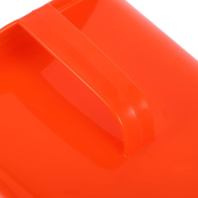 Luxshiny Handheld Dustpan Small Plastic Garbage Scooper with Comfortable Handle Portable Tabletop Cleaning Dustpan for Home Kitchen Office Use