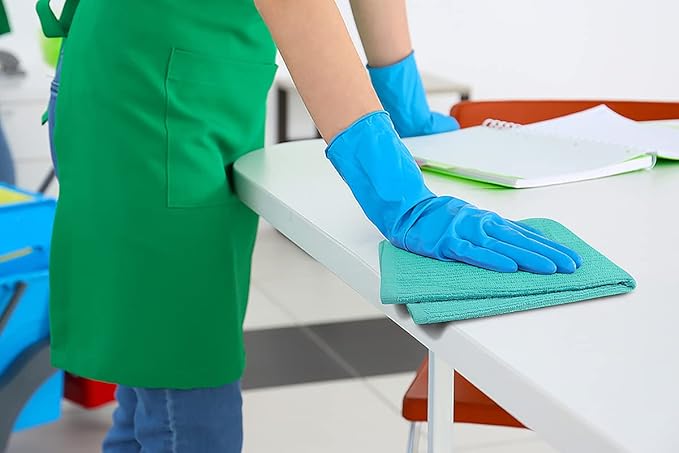 Softolle Bar Mop Towels, Pack of 12-16x19 Inches - 100% Cotton Super Absorbent Towels, Multi-Purpose for Home and Bar Cleaning (Yellow, Orange, Light Green, Aqua)