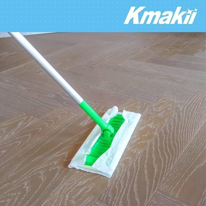 KMAKII Dry Sweeping Cloths Dry Mop Refills for Floor Mopping and Cleaning Disposable Dusting Cloths Electrostatic Cloths Unscented 180 Counts