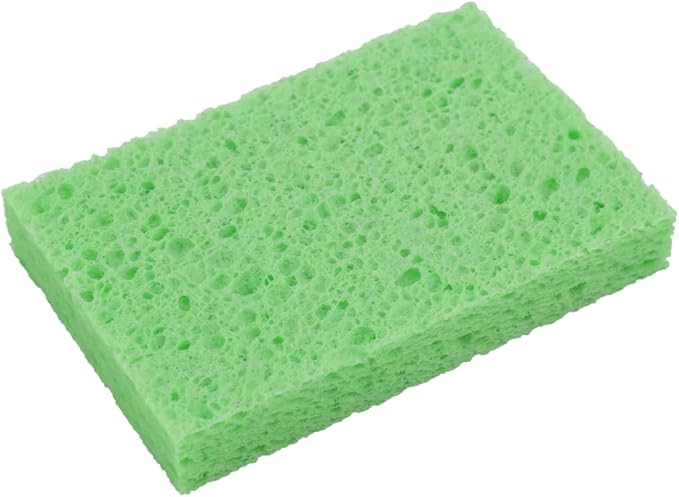 Cellulose Pop Up Sponges, Large, Natural and Compressed, Multiple Use for Dishes Washing, Kitchen Cleaning, 8 Pack
