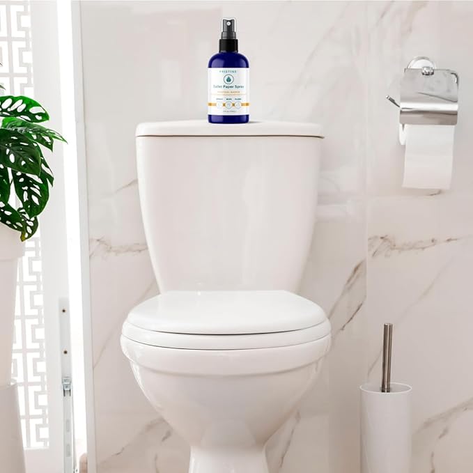 PRISTINE Toilet Paper Spray - As Seen on Shark Tank, More Natural Personal Cleansing Wipes & Flushable Wet Wipes Alternative, Spray Toilet Paper to Create Flushable Wipe, Tropical Mango, 32 fl oz