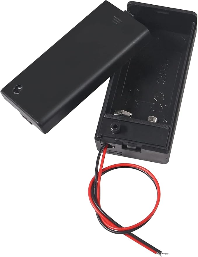 8pcs 9V Battery Holder 9V Battery Holder with Switch 9V Battery Case with Switch 9V Battery Case Holder with Cover Storage Case Holder
