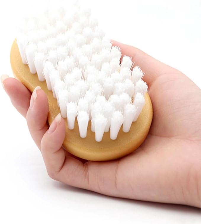 JSCARLIFE Deep Scrub Cleaning Brush Soft bristles Heavy Duty Scrub Brush with Soft Handle Household Scrub Brush for Cleaning Upholstery, Car Interior Cleaning, Furniture, Couch, Sofa etc