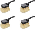 Harper Scrub Brush Pack: Acid-Resistant Soft Bristles, Made for Cleaning Utility and Outdoor Furniture, Remove Dirt, Dust, Wood, and Other Debris, Set of 4
