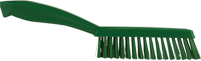 Vikan 41952 Brush,Narrow Hand,Stiff,11" x .75",PP/PBT,Green