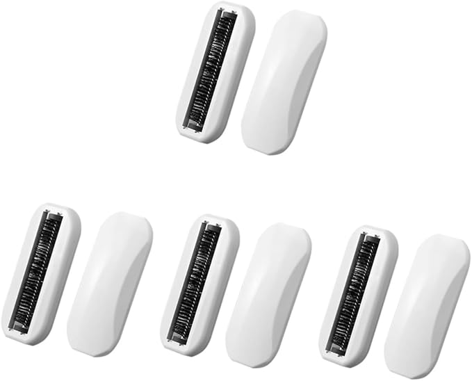 Cabilock 4pcs High Efficiency Crumb Cleaning Device Rolling Crumb Sweeper Handheld for Hair and Lint Removal