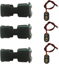 3 Pcs 2 x 1.5V (3V) AA Battery Holder Leads with 3 Pcs 9V I Type Snap Connector Plastic Housing Two Layers Battery Case