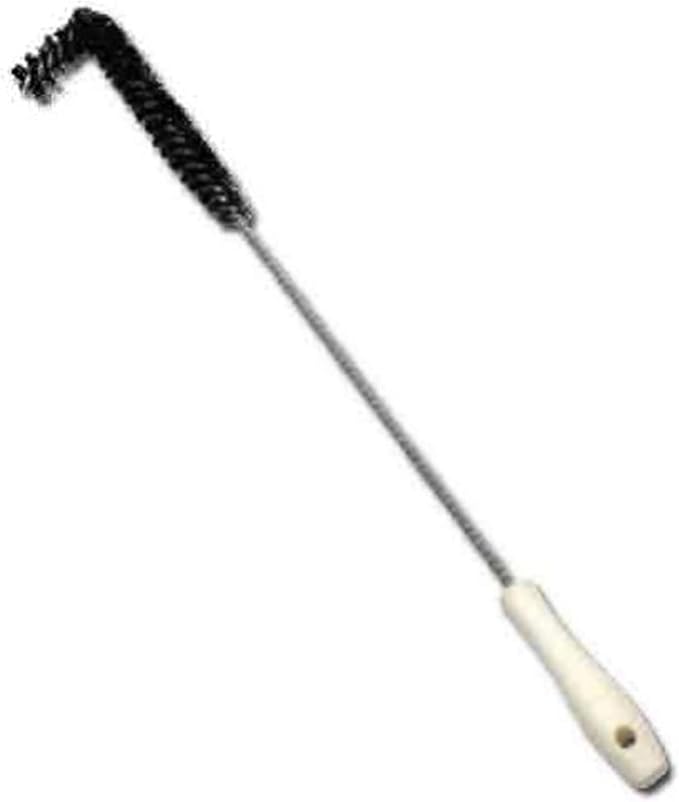 Winco BR-24 L-Shape Fryer Brush, 24.5-Inch,Black/White,Medium