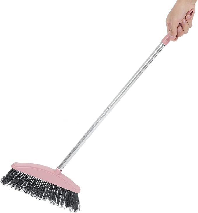 Handle Broom for Efficient Sweeping Angle Design for Indoor and Outdoor Cleaning for Pet Hair and Patio Use Ergonomic Handle for Comfortable Grip