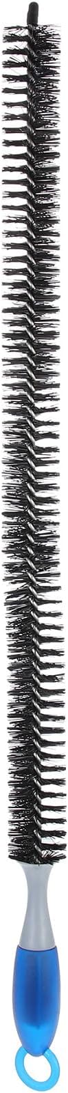 Radiator Brush Cleaner with Long Flexible Handle 29 Inch Engine Cleaning Brush for Automotive Radiator Dryer Vent and Refrigerator Coil Cleaning