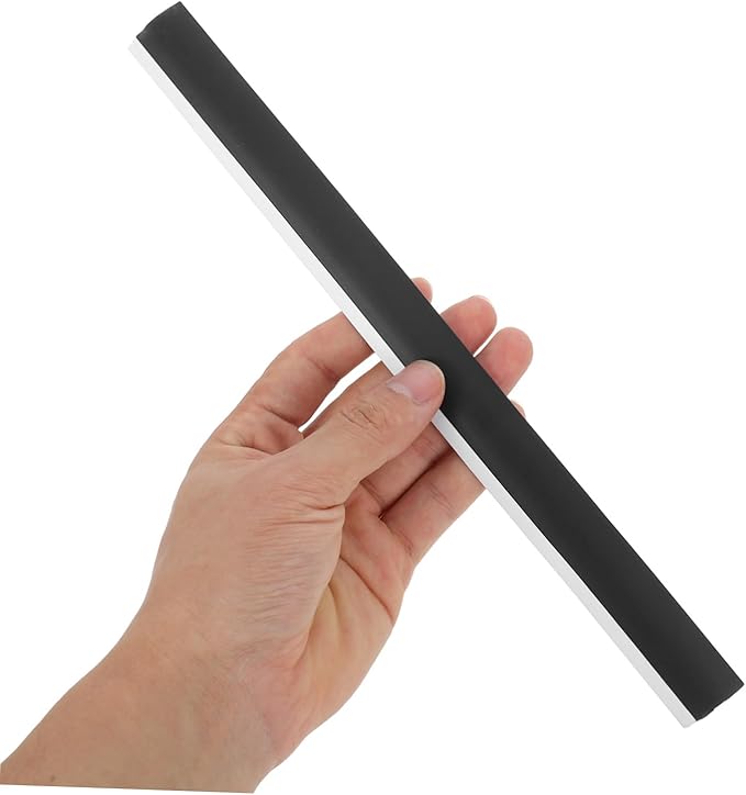 Milisten 4pcs Rubber Dustpan Lips Replacement Edge Strips for Enhanced Sealing Easy Installation and Improved Cleaning Efficiency for Various Cleaning Tasks