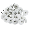 Luo ke 20 Pcs Little Buffing Wheel, 1/8 Inch Cloth Polishing Wheel for Rotary Tools Includes Dremel (White)