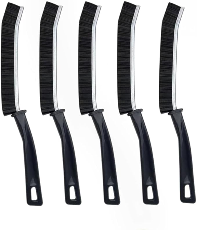 5 Pcs Crevice Cleaning Brush,Crevice Cleaning Tool,Cleaning Tools,Small Brushes for Cleaning,Grout Cleaner Brush,Cleaning Brush,Crevice Brush,Grout Scrubber,Hard Bristle Brush,Gap Brush