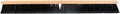 Restaurantware-BROOM HEAD ONLY: Clean Tek Professional 36-Inch Broom Head, 1 Heavy-Duty Push Cleaning Tool - Handle And Brace Sold Separately, Fine Plastic Bristles, Wooden, Commercial Use