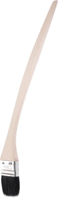uxcell Bent Radiator Paint Brush 17" Length 2" Width Bristle with Long Wood Handle for Wall Treatment Black