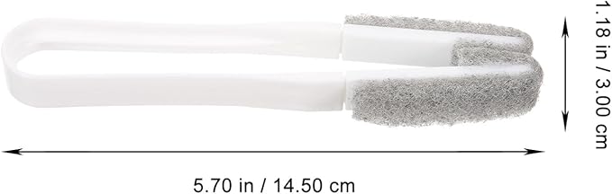 Yardwe Handheld Blinds Cleaning Brush Set with 6 Reusable Brush Heads, Portable Vent and Air Conditioner Cleaner for Household Shutter Dust Removal, Compact Design for Narrow Gaps