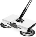 Hand Push Floor Sweeper and Dustpan Set, Magic Broom for Home Floor Cleaning, Easy-to-Use Upright Mop and Sweeping Tool