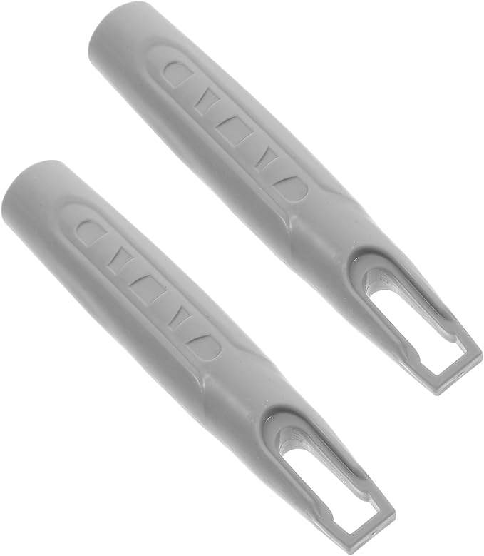 Milisten 2pcs 19mm Plastic Broom Handle Grips Mop Rod Replacement Caps Dustpan Handle Grips for Manual Carpet Sweeper and Mini Broom Dustpan Set Cleaning Tools