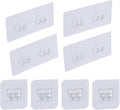 LAIGOO 8 Pcs Replacement Corner Shower Caddy Adhesive Hook Stickers, No Drilling Wall Hooks Adhesive Strips for Bathroom Shelves