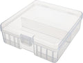 Fielect 100 x AA Battery Storage Case Holder Organizer Box Transparent