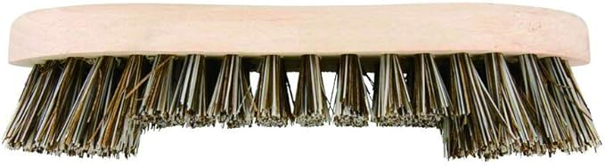 Elliott Natural Bassine Fibre FSC Certified Hand Scrubbing Brush with Stiff Bristles – Heavy Duty, Ideal for Outdoor use, Workshops, Warehouses and Gardening