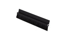 Pemko 085576 18061DNB84 Brush Seal - Meeting Stile, Dark Bronze with Black Brush Insert, 1" Width, 84" Length, Dark Bronze