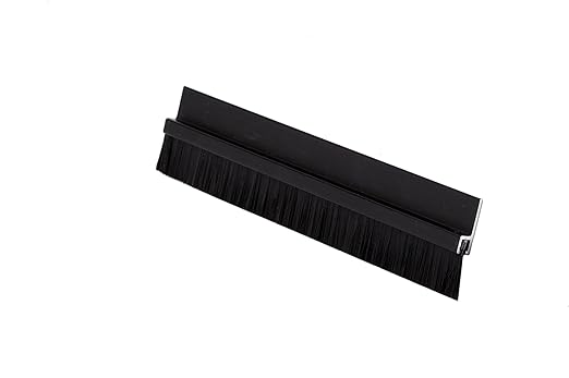 Pemko 085576 18061DNB84 Brush Seal - Meeting Stile, Dark Bronze with Black Brush Insert, 1" Width, 84" Length, Dark Bronze