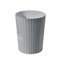 Versatile 2 Gallon Plastic Trash Can - The Compact Bin for Bathroom, Kitchen, or Home Office - Grey