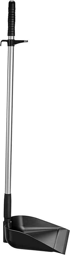Vikan 56629 Upright Lobby Dustpan, Black