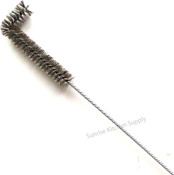 SUNRISE Fryer Brush with Long Handle (Stainless Steel, L Brush)