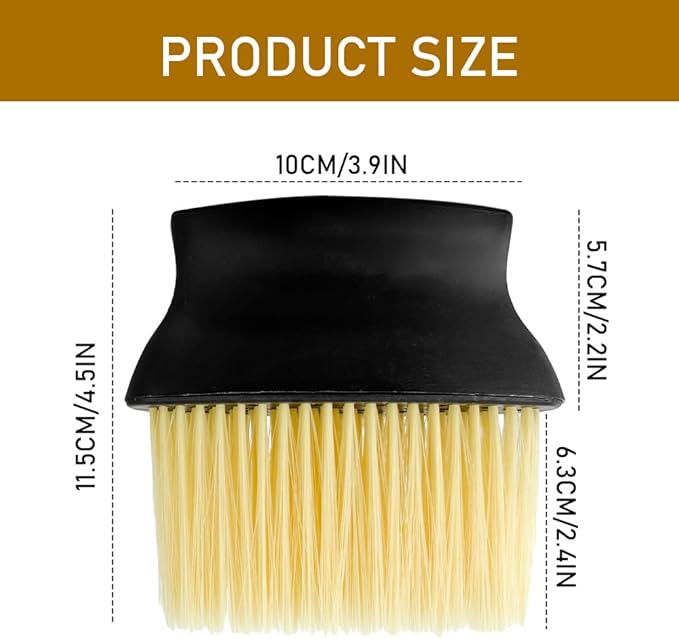 Auto Interior Dust Brush, Car Detailing Brush, Soft Bristles Auto Exterior Cleaning Whisk Broom, No-Scratch Car Dashboard Dusting Tool for Auto Air Conditioner Vent, Leather, Computer (Yellow)