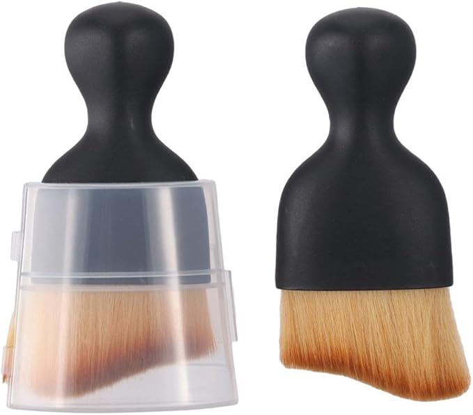 BYOBYO Yellow 2Pcs Car Bristle Cleaning Brush,Car Detailing Brush,Car Interior Cleaning Tool,Car Dashboard Detail Dusting Brush for Car,Home,Computer