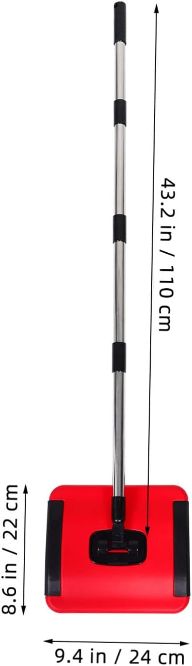 Cabilock Hand Push Carpet Sweeper Lightweight Manual Vacuum for Efficient PET Hair Removal Non-Electric Floor Roller Broom for Home Use