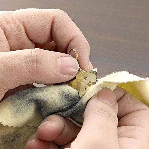 Sunshine Polishing Cloths, Bulk Pack, for Silver, Gold, Brass and Copper Jewelry (25 Pack)