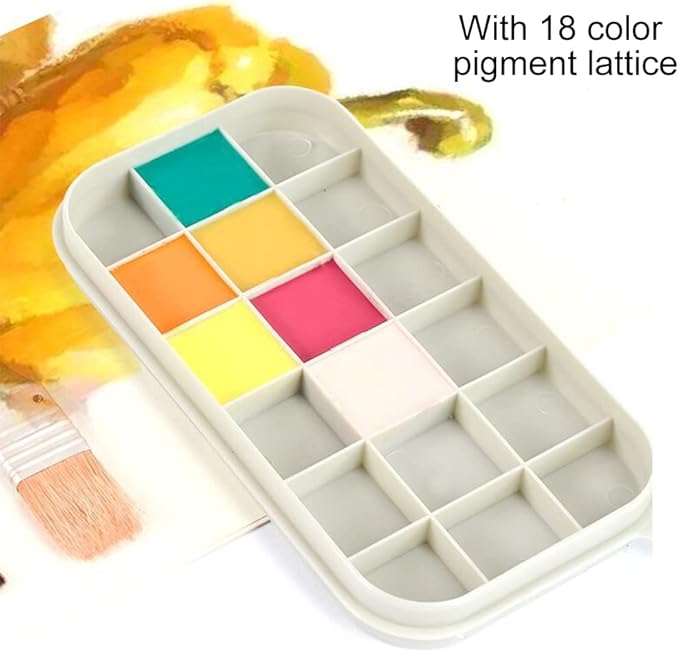 Bibabala Oil Paint Brush Cleaner with Paint Palette Tray, Paint Cups with Lids, Paint Brush Holder, Multifunction Painting Brush Basin Holder and Organizer for Painting Brush Cleaning(Grey)