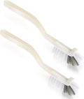 Kitchen Scrub Brush, Angle Cleaning Brush Right Angle Scrub Brushes Cleaning Dish Scrub Brushes for Sink Household Dish Edge Corners Small Space Crevice Cleaning with Stiff Bristles
