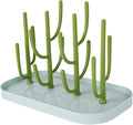 Baby Essentials,Bottle Drying Rack,Baby Bottle Drying Rack,Drying Rack for Kitchen Counter,Detachable Bottle Dryer Holder with Base.for Nipples,Cups,Pump Parts and Accessories(Green)