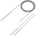 Long Drain Wire Brush, 60 Inch Flexible Pipe Tube Brush, Nylon Stainless Steel Sunroof Drain Cleaning Tool & Straw Cleaning Brush for Home, Kitchen, Fish Tank, Water Pump Accessories