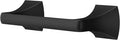 Pfister Bruxie Toilet Paper Holder, Bathroom Tissue Roll Holder, Wall-Mounted, Screw-In, Matte Black Finish, BPHBIE0B