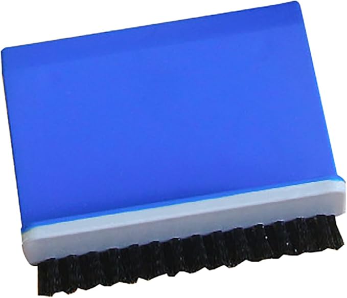 Blue Kitchen Sink Scraper Multi Purpose Kitchen Countertop Brush Cleaning Scrubber Vegetable Cleaner Mini Scraper Window Tile Debris Cleaning Tool