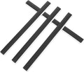4pcs Rubber Dustpan Edge Strips Easy Replacement Lip Refills for Dustpan Repair Fit Rubber Strip for Improved Cleaning Efficiency and Secure Sealing