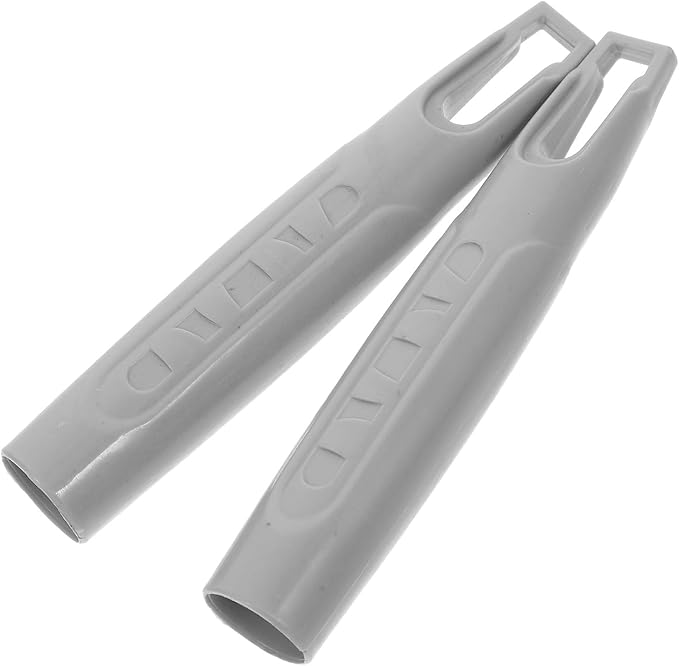 TOYANDONA 2pcs 19mm Gray Plastic Broom Handles Replacement for Mini Broom and Dustpan Set Sturdy Manual Carpet Sweeper and Whisk Accessories for Household Cleaning Tools