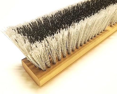 Pbma24004-2 Heavy Duty 24" Multi-Surface Push Broom with Silver/Black Handle (2 Pack)