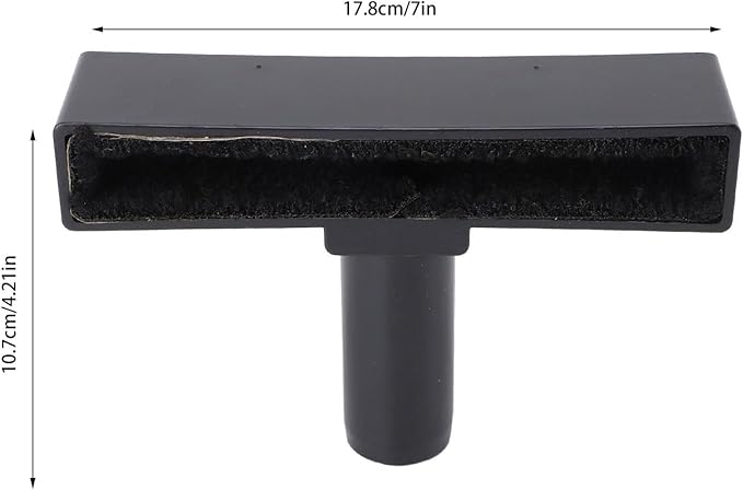 Ceiling Fan Blade Cleaner Duster, Fan Blade Cleaning Tool with Washable Brush Attachment, Efficient Dust Remover for Home Ceiling Fans (Black)