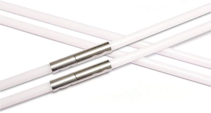 Dryer Vent Cleaner Kit: Dryer Vent Cleaning Rods as Accessories, Only Rods Not Including Brush Head,Extends to Your Require Size (18)